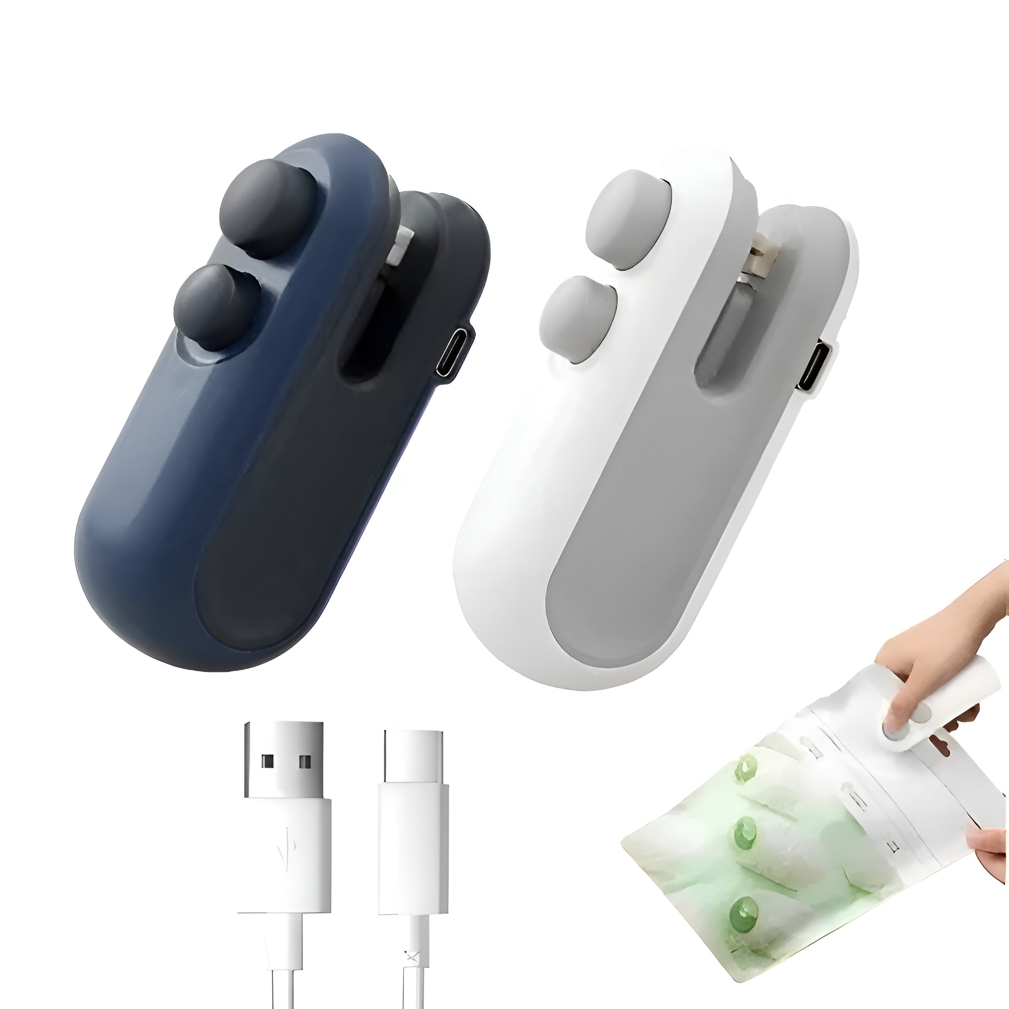 Rechargeable Mini Bag Sealer – Keep Food Fresh & Airtight