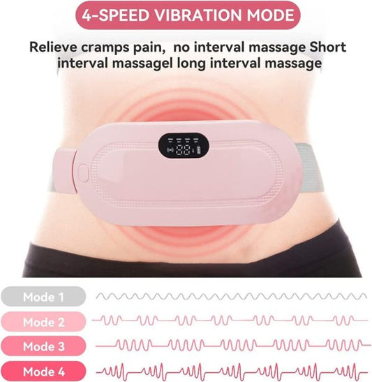 Heating Pad Women Period Pain Cramp Relief Belt – Electric Heating & Massage Therapy Belt