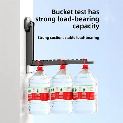 Folding Wall Mounted Clothes Rack – Space Saving Hanger