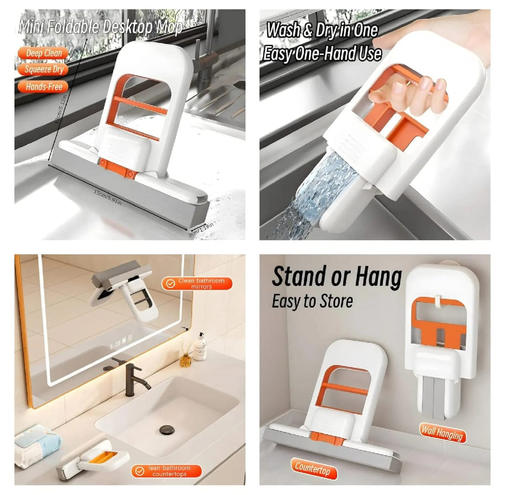 Foldable Mini Mop – Quick & Easy Cleaning Anywhere