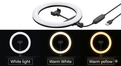 LED Ring Light 26CM - LED Ring Light with Phone Holder | Ring Light For Youtube Video | Ring Light For Tiktok Video