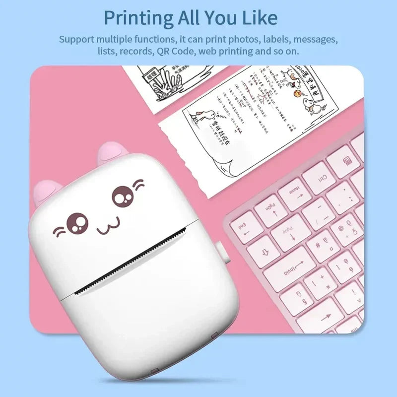 👉 Mini Portable Printer – Wireless Inkless Pocket Printer