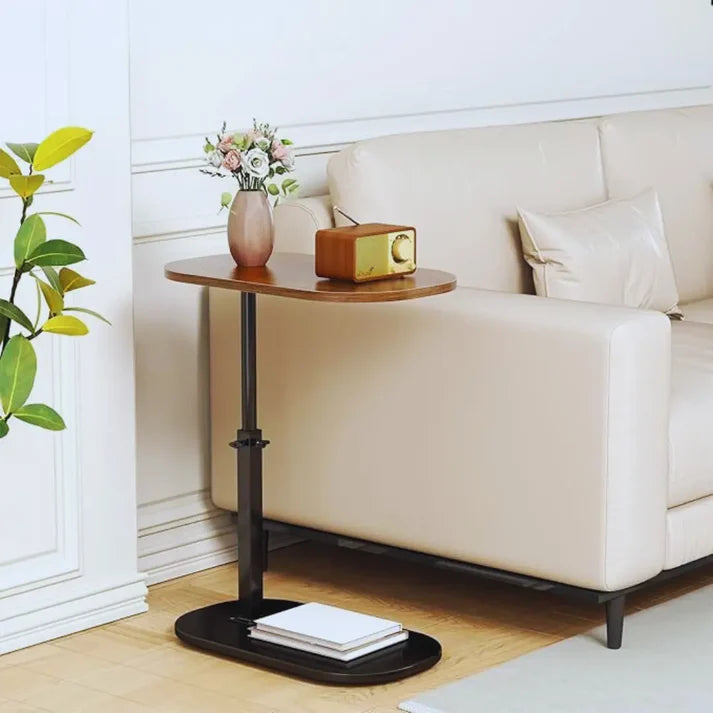 Height Adjustable C-Shaped Side Table