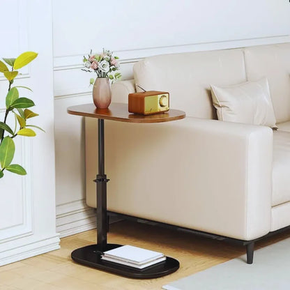 Height Adjustable C-Shaped Side Table