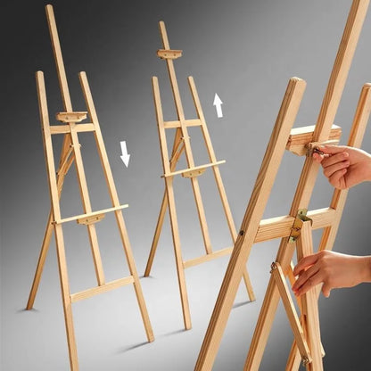 FINE ART WOODEN EASEL 90CM - 120CM - 145CM - 175CM