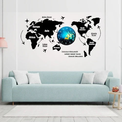 3D Wall Clock – Modern DIY Home Decor