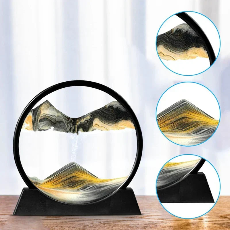 3D Moving Sandscape Painting – Relaxing Art Decor