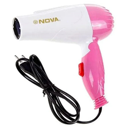 Nova Hair Dryer NV 1290 | Quick Dry Foldable Hair Dryer | Travel Dryer