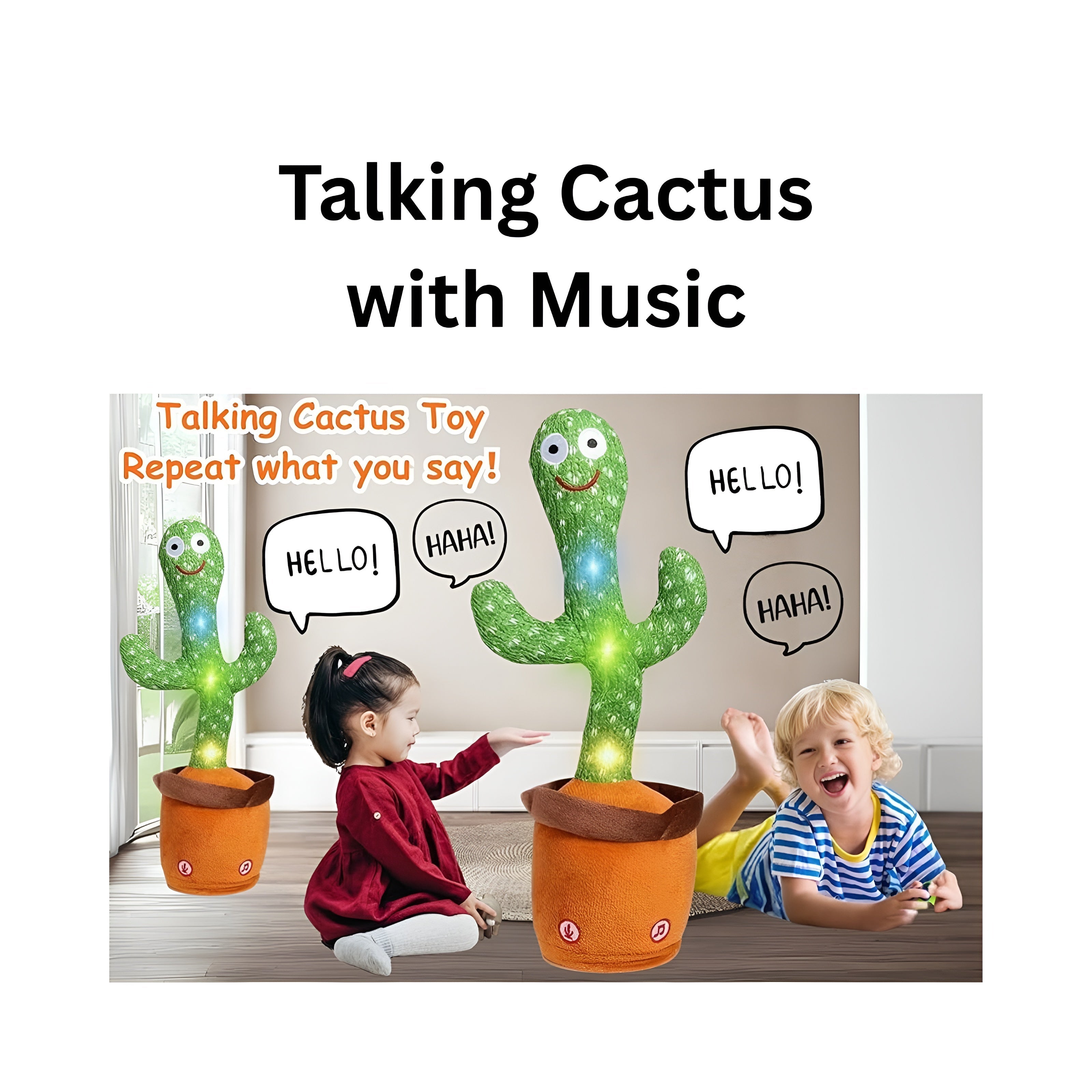 Dancing Cactus Toy – Singing & Talking