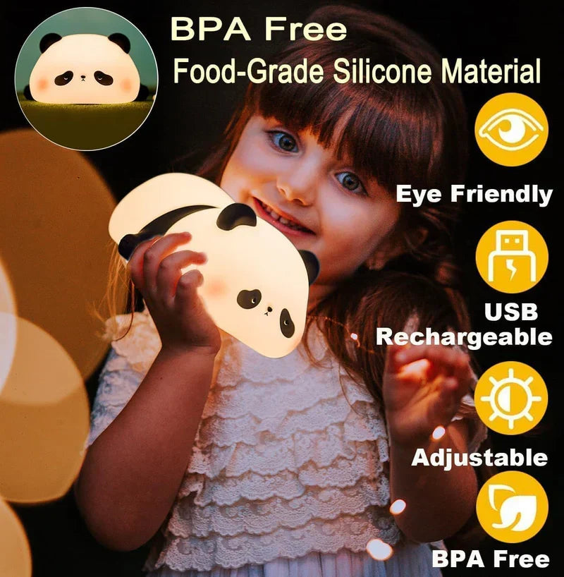 “Panda Night Lamp – Soft Glow Light”