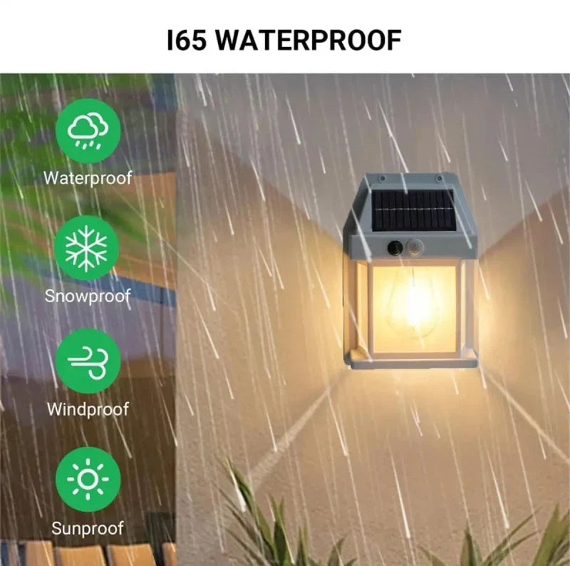 Solar Wall Lamp – Energy-Saving Outdoor LED Light