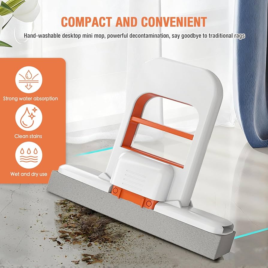 Foldable Mini Mop – Quick & Easy Cleaning Anywhere
