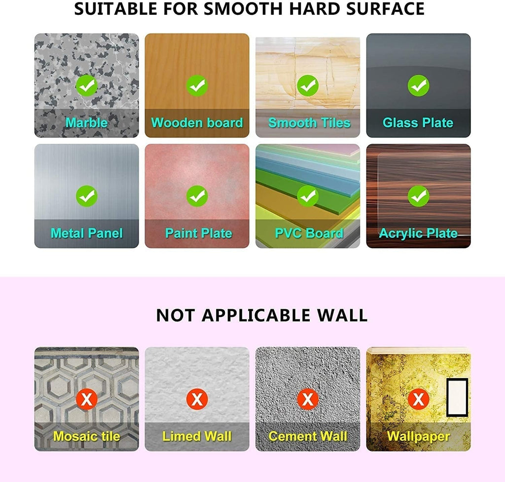 Heavy Duty Transparent Adhesive Hooks – Waterproof Wall Hanger