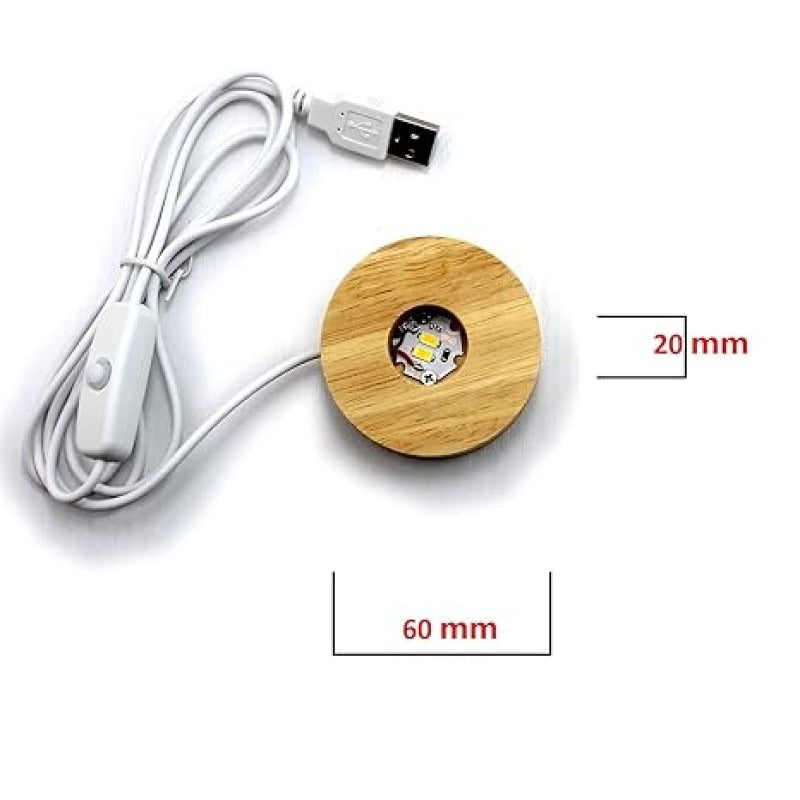3D Moon Lamp – Touch Control LED Night Light (Rechargeable)