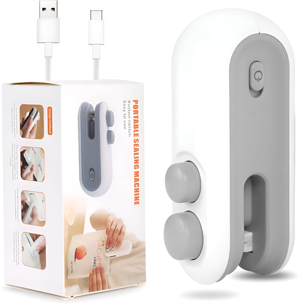 Rechargeable Mini Bag Sealer – Keep Food Fresh & Airtight