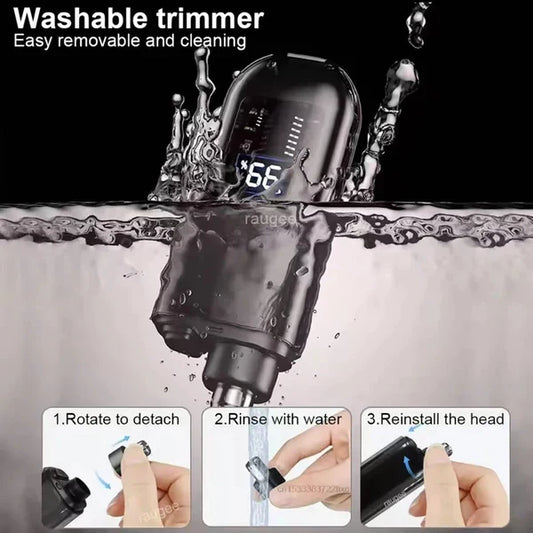 Rechargeable Nose Trimmer – Safe & Easy Hair Removal